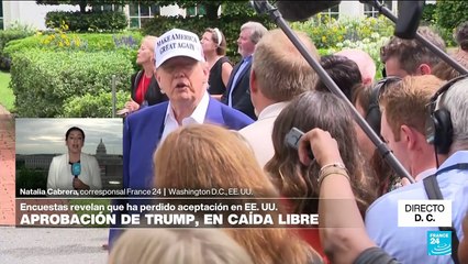 Directo D.C. y la pérdida de aprobación de Donald Trump en EE. UU.