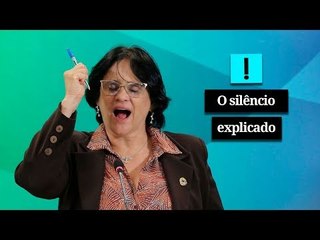 Damares explica sua entrevista silenciosa. Era performance