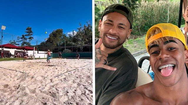 Neymar y Lamine Yamal presumen sus vacaciones en Río de Janeiro