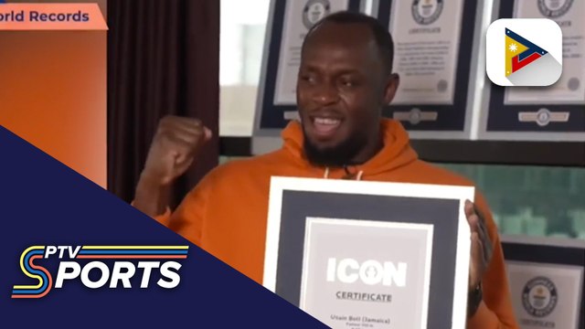 Legendary Jamaican sprinter Usain Bolt, ginawaran ng Guinness World Records Icon