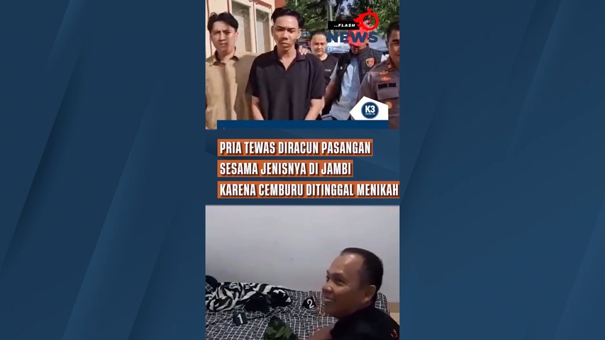 Pria Tewas Diracun Pasangan Sesama Jenisnya di Jambi karena Cemburu Ditinggal Menikah