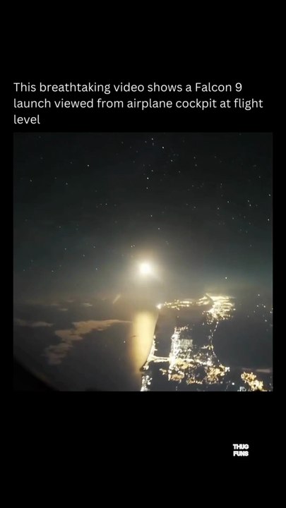 Rocket Launch view form airPalne