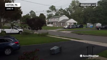 Intense storms tear through the Northeast, knock out power