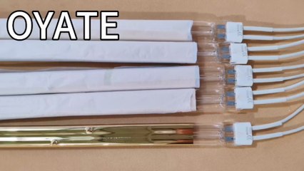 600mm 3000w gold twin tube quartz infrared heat lamps industrial heating elements