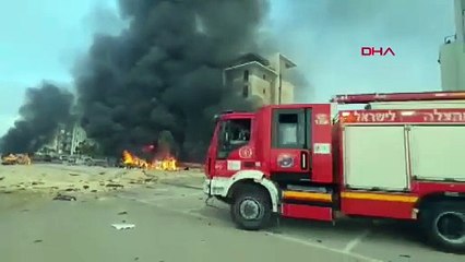 İran’dan İsrail’e füze yağmuru! Beerşeba alevler içinde kaldı