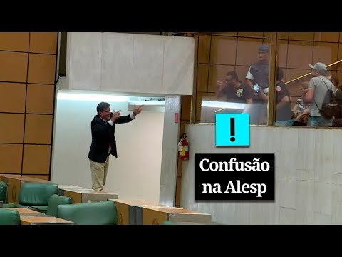 Confusão na Alesp encerra sessão de votação da reforma da Previdência em São Paulo