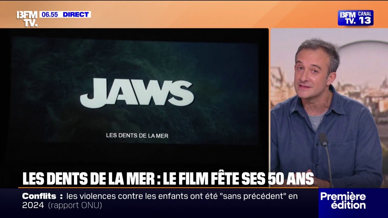 Pour les 50 ans du film des Dents de la Mer, une projection en plein air aux Sables d'Olonne a rassemblé environ 300 personnes