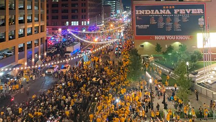 Finales NBA: Fans de los Pacers llenan las calles de Indiana tras derrotar al Thunder y llevar la serie a un Juego 7