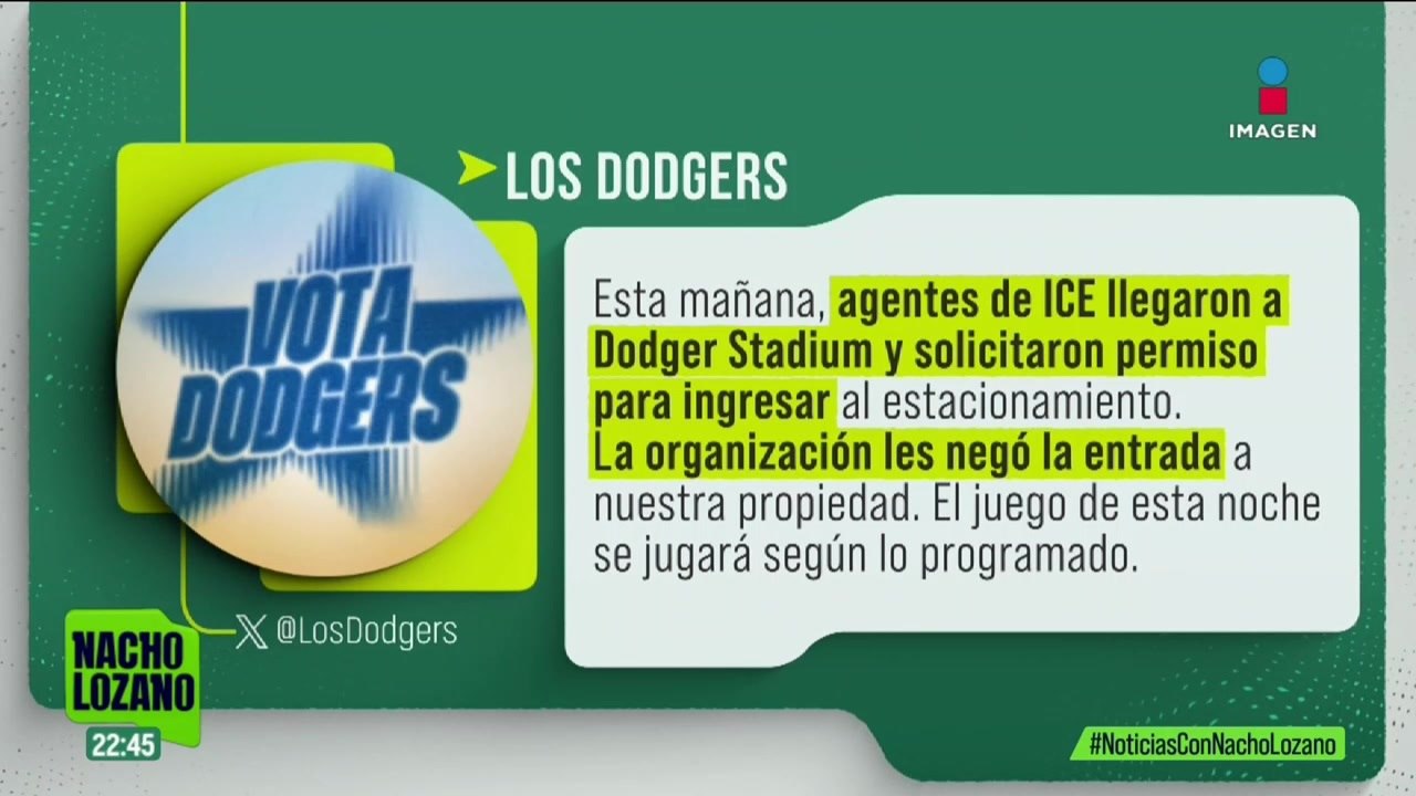 ICE quiso entrar al estadio de Los Dodgers pero les negaron la entrada