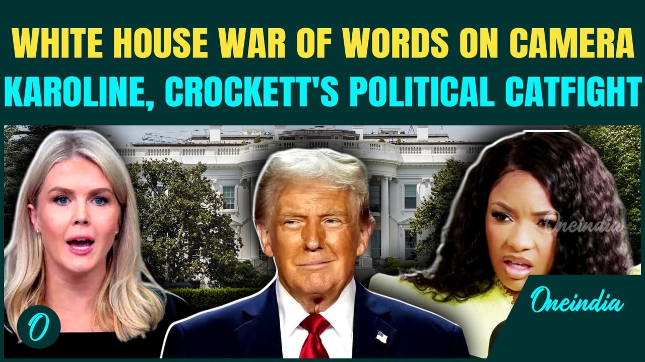 Karoline Leavitt BLASTS Democrat Crockett for Calling Trump Voters 'SICK' | White House Catfight
