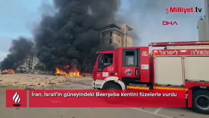 İsrail'de füze saldırısı: Beerşeba kenti vuruldu