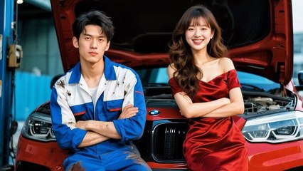 A naughty girl lied about carrying the CEOs babyunaware the poor mechanic was him in disguise!