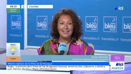 L'invité de ici Matin Orléans : Anita Farmine