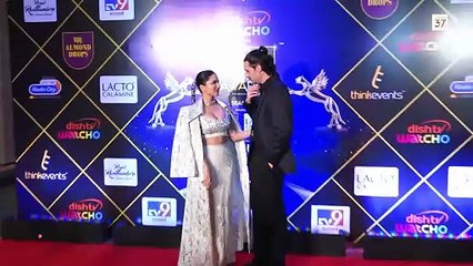 Canadian-American Actress Sunny Leone & Husband Daniel Weber Stuns At IWMBuzz Digital Awards Night!