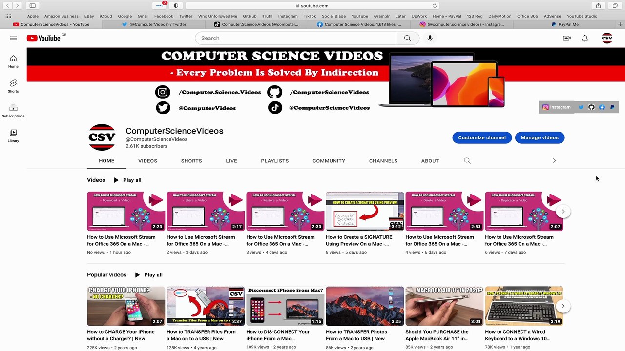How to UPLOAD a Custom Video Thumbnail to Your YouTube Channel Using a Mac - Basic Tutorial (2024)