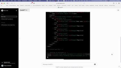 How to CODE a Bootstrap Navigation Menu Using ChatGPT On a Mac Computer - Basic Tutorial | New