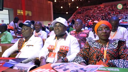 Le vice- président ouvre le 2e congrès ordinaire du RHDP au parc des expositions d’Abidjan