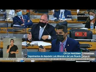 "Ah, me erre!", diz Omar Aziz para Marcos Rogério, sobre tentativa de obstrução governista