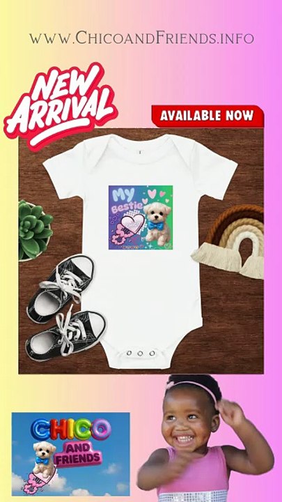 Notre dernier né, le body manches courtes Chico and Friend's Baby, est disponible.