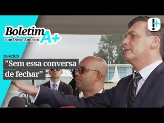 Boletim A+: "Sem essa conversa de fechar"