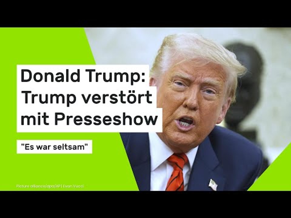 Donald Trump: Trump verstört mit Presseshow - 'Es war seltsam'