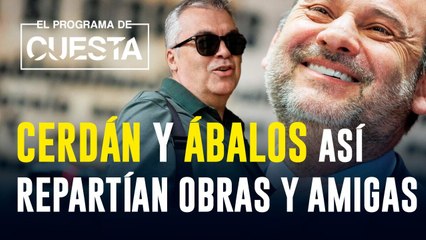 Más audios de la trama Cerdán: así se repartían las obras y las amigas entre ellos