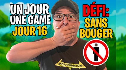 Jour 16 : Réussir le TOP 1 sans bouger – Le défi ultime impossible ! 🎮