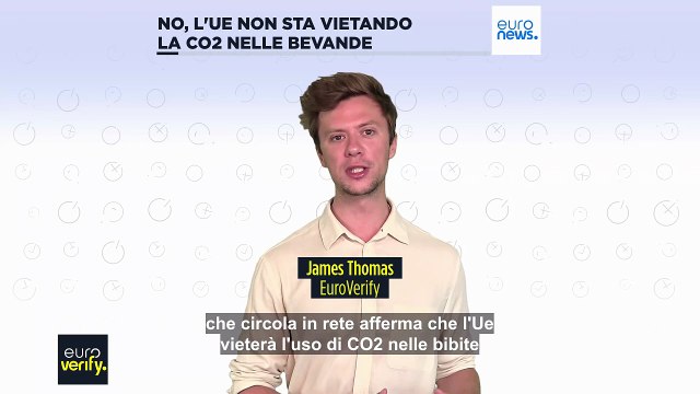 Fact-checking: l'Unione europea non sta vietando la CO2 nelle bevande