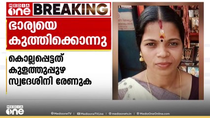 കൊല്ലം കുളത്തൂപ്പുഴയിൽ യുവതിയെ ഭർത്താവ് കുത്തിക്കൊന്നു; പ്രതി ഒളിവിൽ