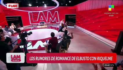 En LAM, Luciana Elbusto admite su relación con Riquelme.