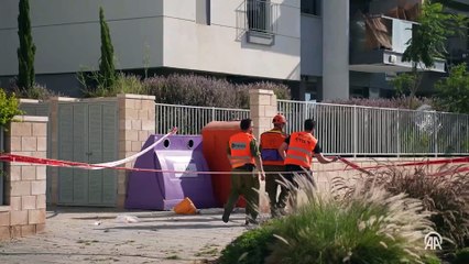 İran'ın füze saldırıları sonrası İsrail'de büyük yıkım