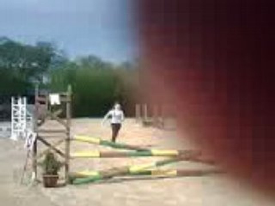 Lucie qui part en live... au cheval xD