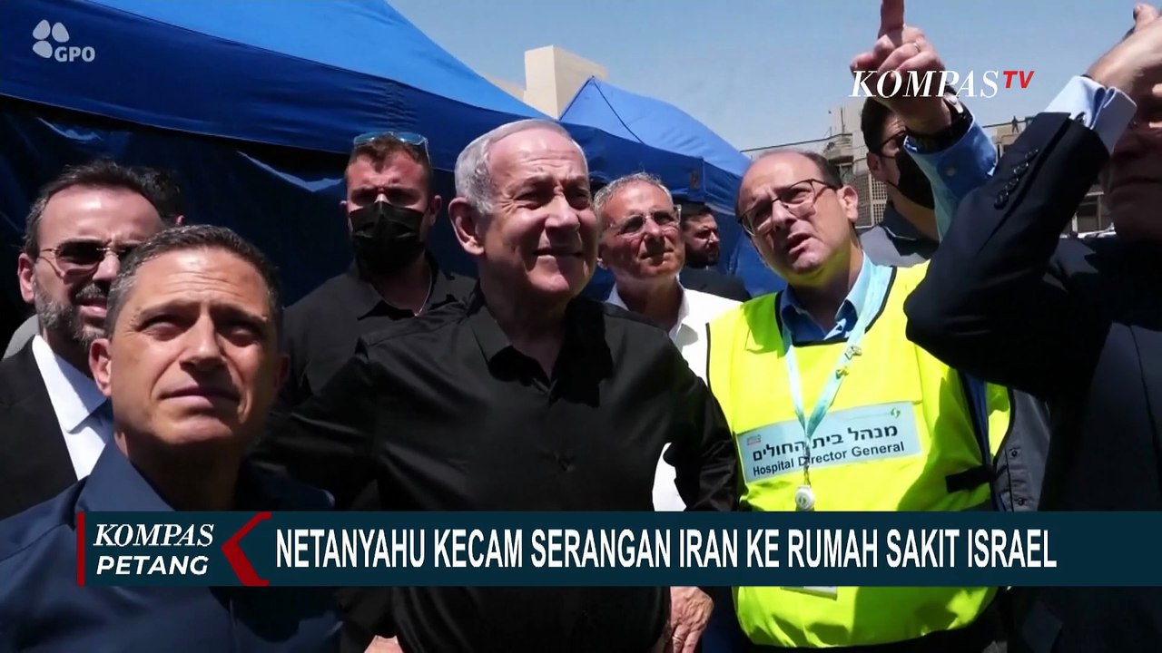 Netanyahu Marah! Kecam Serangan Iran Hancurkan Rumah Sakit di Israel