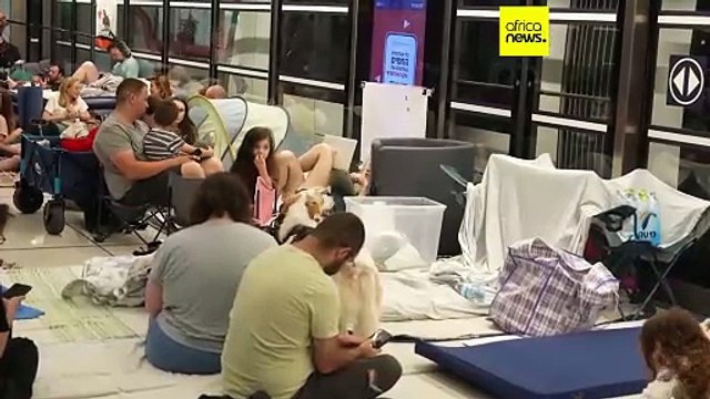 Fear of Iranian missiles forces hundreds to sleep in Tel Aviv train stations
