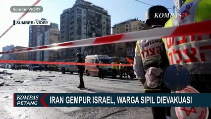 Israel Digempur Serangan Rudal Iran, Warga Berebut Masuk Stasiun Bawah Tanah
