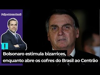 Bolsonaro estimula bizarrices, enquanto abre os cofres do Brasil ao Centrão