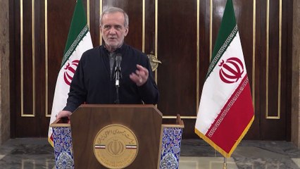 El presidente de Irán habló de cómo poner fin a la guerra con Israel