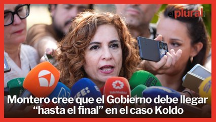 Montero cree que el Gobierno debe llegar “hasta el final” en el caso Koldo