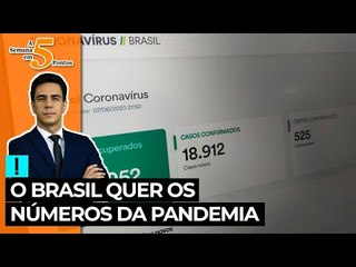A Semana em 5 Pontos: o Brasil quer os números da pandemia