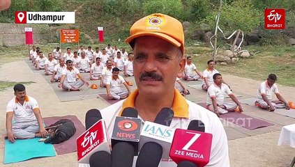 A Dog's Day In Yoga: NDRF-Trained Pup Steals Spotlight At A Special Session In Jammu Kashmir