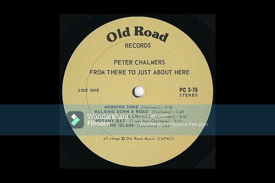 Peter Chalmers – From There To Just About Here : Folk, World, & Country : 1975