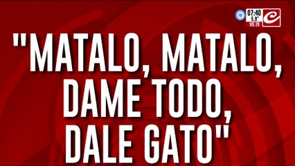 Violento robo a un kiosco queda registrado en video: "Matalo, matalo"