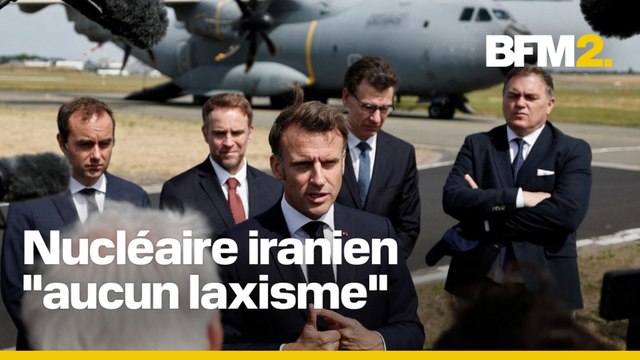 Iran-Israël, Gaza, aéronautique... la prise de parole d'Emmanuel Macron au salon du Bourget