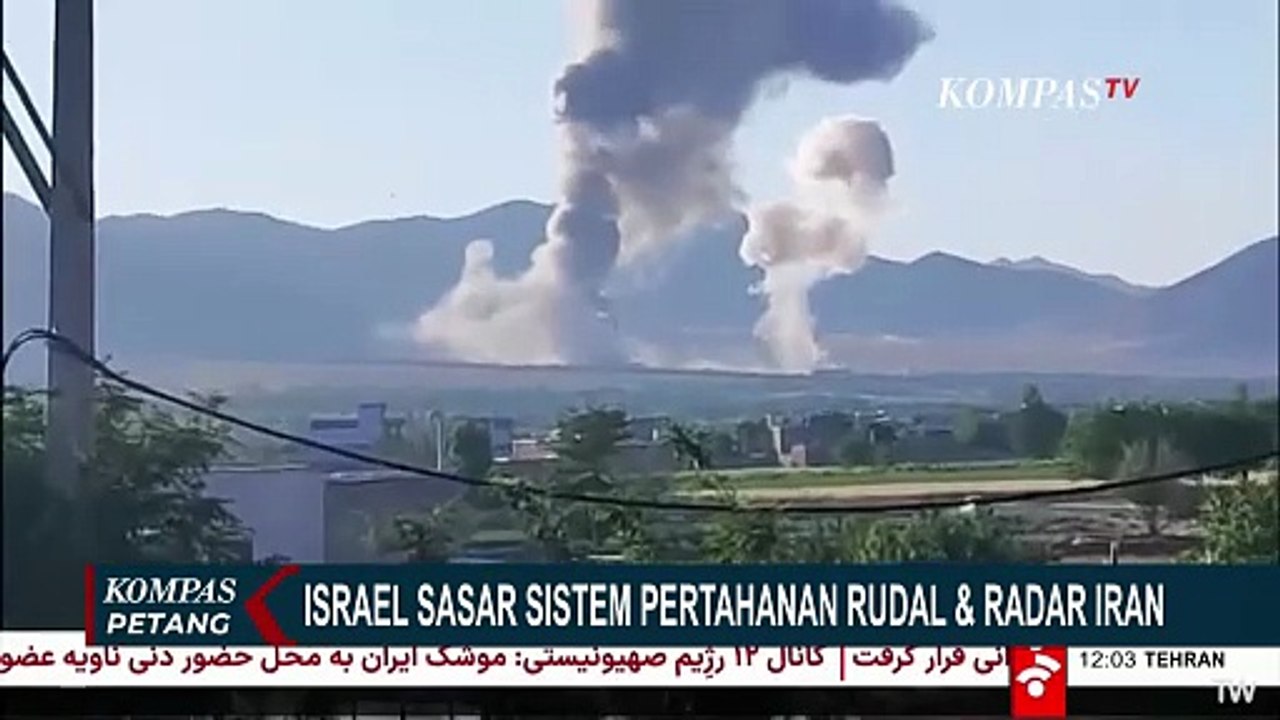 Terbaru! Militer Israel Sasar Sistem Rudal dan Radar Iran di Isfahan-Teheran