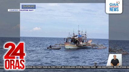 P10-B shabu, nasabat sa bangkang pangisda; 1 dayuhan at 4 mangingisdang Pinoy, arestado | 24 Oras