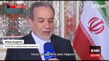 L'Iran écarte toute négociation avec Washington tant que les attaques israéliennes perdurent