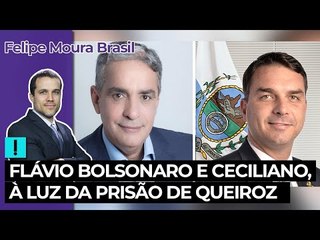 Flávio Bolsonaro e André Ceciliano (PT), à luz da prisão de Queiroz