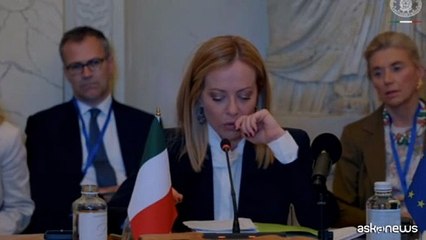 Meloni: "Il Piano Mattei si internazionalizza, è cambio di metodo"