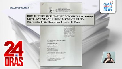 Kamara, itinangging “complainant” ito sa reklamo vs. VP Duterte sa Ombudsman | 24 Oras