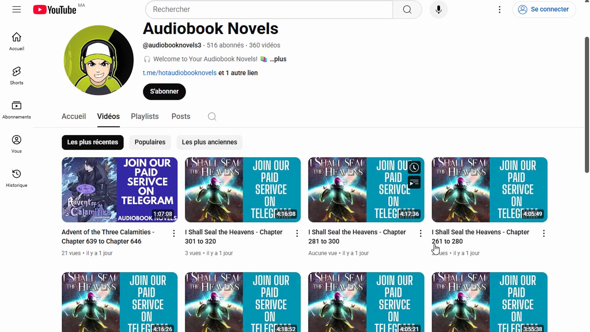 ⁣+200 novels and audiobooks - join Discord